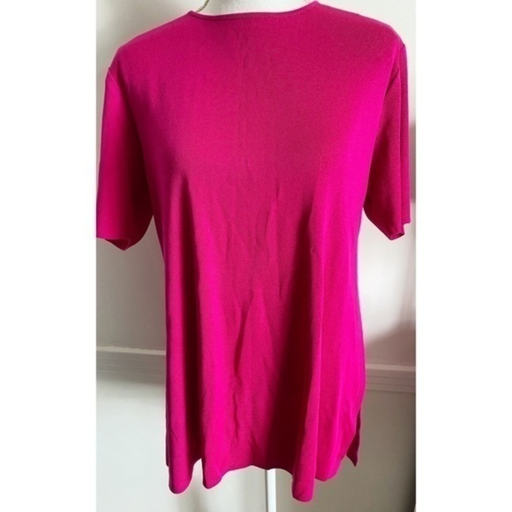 Exclusively Misook • Vintage Hot Pink Blouse